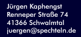 Adresse - nicht fr Spambots!