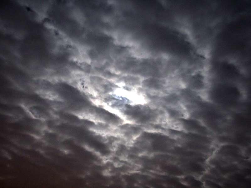 Mondfinsternis am Niederrhein - finster!